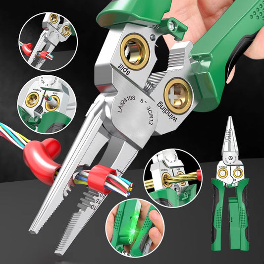 🔥8-in-1 Multifunctional Wire Cutter Scissors with Electrical Test