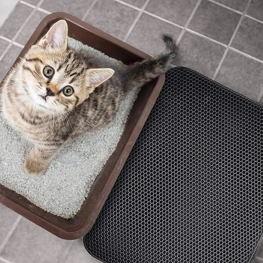⏰Christmas Pre Sale 49% Off🔥Non-Slip Cat Litter Mat-BUY 3 GET 1 FREE(Free Shipping)