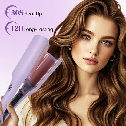 💖Heated Curling Irons Unleash Your Beauty | Anti Scald Design+10 Second Preheating