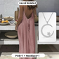 🥳2026 HOT SALE🥳Women's Casual Backless Spaghetti Strap Maxi Dress