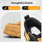 ⏰Men's outdoor swivel buckle work shoes（Waterproof, Anti-slip,Comfortable and Breathable）