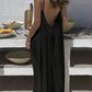 🥳2026 HOT SALE🥳Women's Casual Backless Spaghetti Strap Maxi Dress