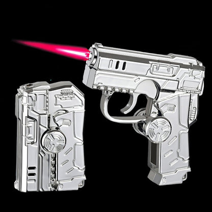 🔥New Hot Selling❤️‍🔥 Cartoon Pink Collapsible Lighter with Coloured Lights