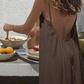 🥳2026 HOT SALE🥳Women's Casual Backless Spaghetti Strap Maxi Dress