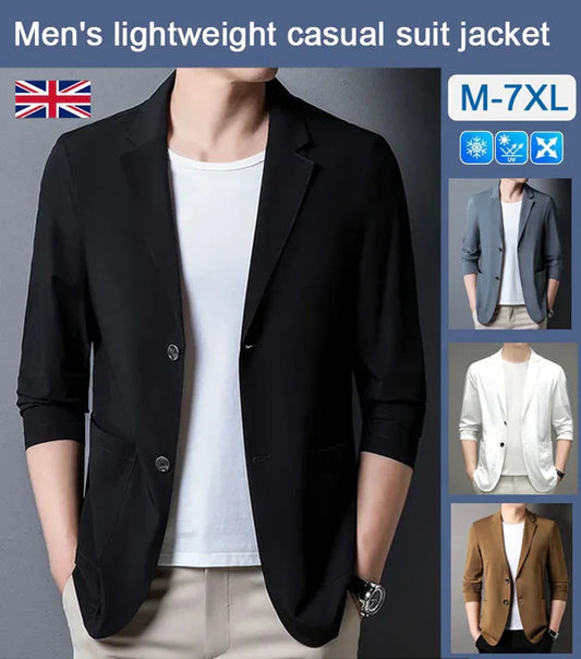 ⏰Limited Time Offer!🏆2024 Spring/Summer-Men's lightweight summer suit jacket