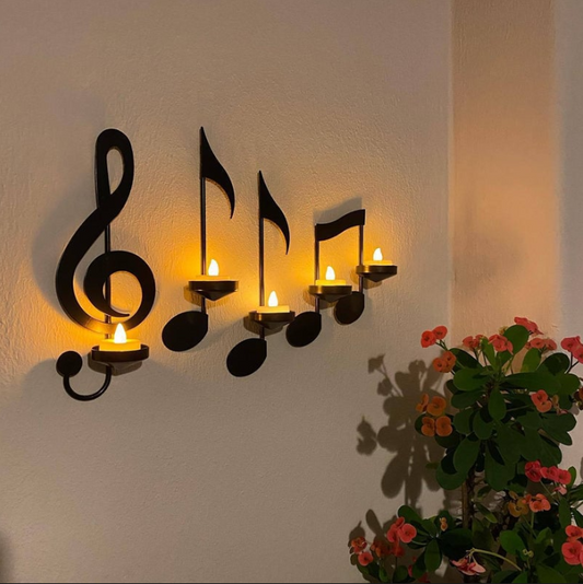 🎁New Year Sale 49% OFF⏳Candlestick with Musical Notes