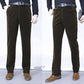 Men's Stretchy Corduroy Straight Long Pants