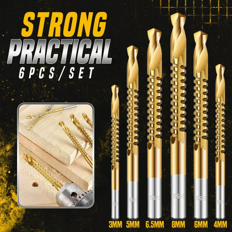 ⚙️ Twist Drill Bit Set – High-Speed Steel, Titanium-Coated & Multi-Mat ...