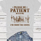 👕I'M From 1900S✨ Women's Vintage Letter Print Round Neck Tee