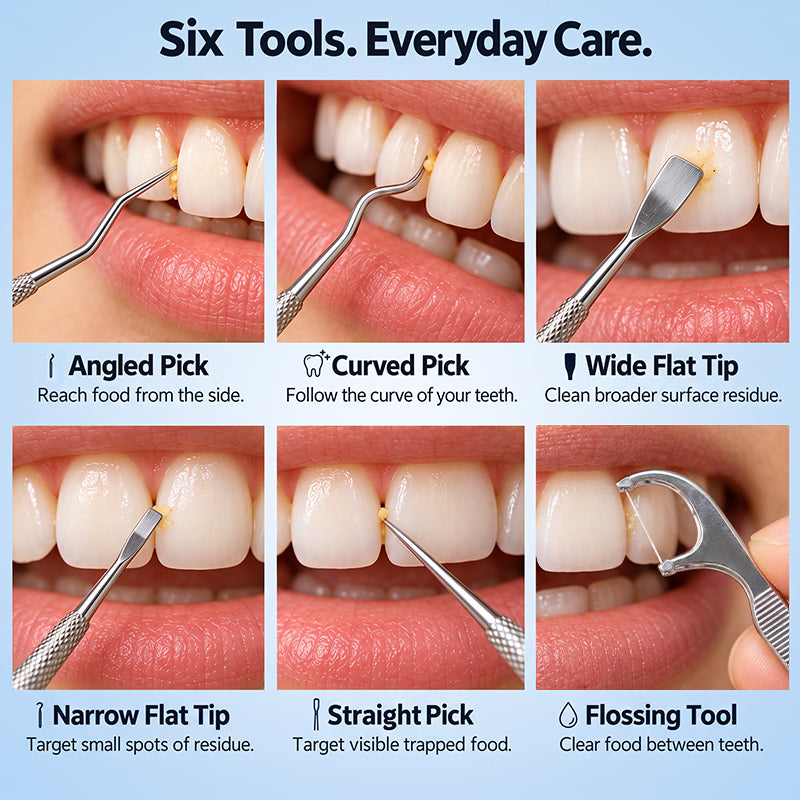 🏆German precision engineering! 0.1mm ultra-fine tip for precise flossing✨