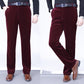 Men's Stretchy Corduroy Straight Long Pants