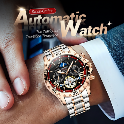 ⌚💧Swiss Brand New Waterproof Automatic Mechanical Watches