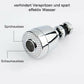360-degree rotatable connection nozzles for faucets, ABS, or metal