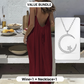 🥳2026 HOT SALE🥳Women's Casual Backless Spaghetti Strap Maxi Dress