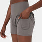 ✨️2025 Hot Sale 49% OFF🥰High Waisted 2-in-1 Yoga Shorts & Side Pockets