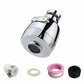360-degree rotatable connection nozzles for faucets, ABS, or metal