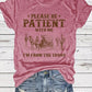 👕I'M From 1900S✨ Women's Vintage Letter Print Round Neck Tee