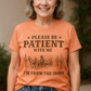 👕I'M From 1900S✨ Women's Vintage Letter Print Round Neck Tee