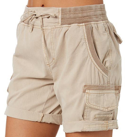 High-waisted loose shorts for women