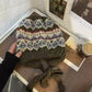 Women’s Cozy Knitted Fluffy Bonnet with Ties