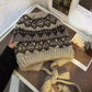 Women’s Cozy Knitted Fluffy Bonnet with Ties