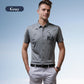 ❄️Men's Business Ice Silk Short Sleeves Button Down Shirt🔥