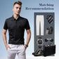 ❄️Men's Business Ice Silk Short Sleeves Button Down Shirt🔥