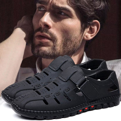 🔥Last Day Sale 50%🔥-Stylish Leather Hollow Sandals