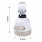 360-degree rotatable connection nozzles for faucets, ABS, or metal