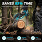 🔥Limited Time Promotion 50% OFF🔥6-inch Cordless Mini Chainsaw with 2 Batteries