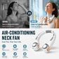 🥳2026 HOT SALE🥳💞50K+ SOLD!🍃💨 50% OFF! Neck Air Conditioner Fan – Ultra‑quiet, 360° rotating, 3 speeds. Hands‑free cooling, long battery. Summer essential! 😎🌬️