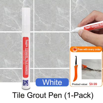 Pousbo®🖌️ Anti-Mould & Waterproof Joint Pen for Ceramic Tiles! 🧱