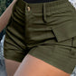 📢📢40% OFF !! ⏰Women's High-Waisted Cargo Shorts