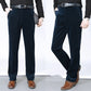 Men's Stretchy Corduroy Straight Long Pants