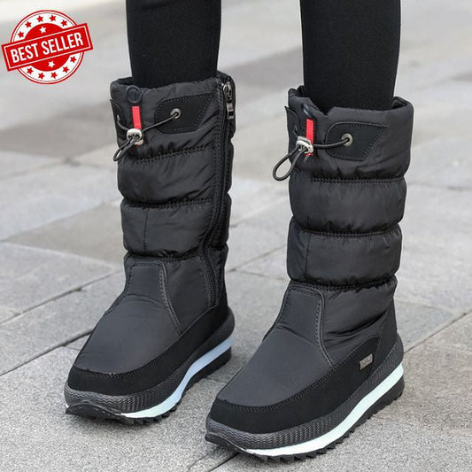 🎅Christmas Pre-sale🎁Women's Premium Waterproof,Non-slip Faux Fur Snow Boots