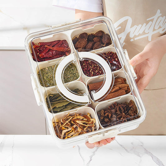 Exquisite Multifunctional Spice Storage Box