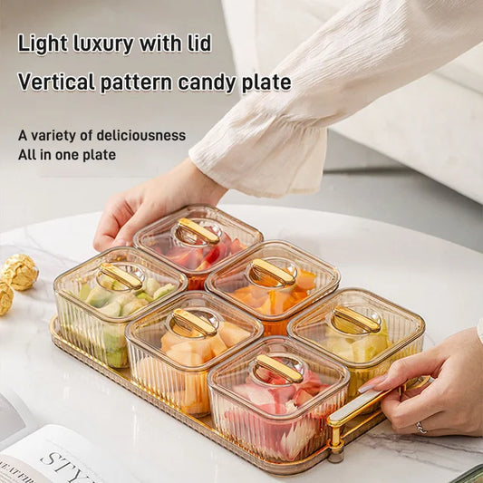 🔥Hot Sale 40% Off🔥Light Luxury Transparent Fruit Plate