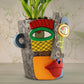 Unique Abstract Beauty Face Flower Pot