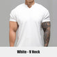 Slim Fit Men's High Elastic Short Sleeves Workout T-Shirt