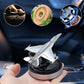 Airplane Solar Energy Rotating Car Air Freshener Scents Diffuser Ornament