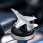 Airplane Solar Energy Rotating Car Air Freshener Scents Diffuser Ornament