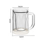 Double Layer Ice Cold Beer Glass