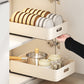 Dish Storage Pull Out Drainer Rack