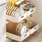 Dish Storage Pull Out Drainer Rack