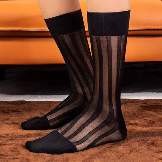 🎁Breathable Striped Men's Mid-calf Socks Set（50% OFF）🎁