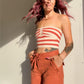 🔥2025 NEW 50% OFF💝Linen-Blend Wide-Leg Cargo Pant