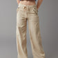 🔥2025 NEW 50% OFF💝Linen-Blend Wide-Leg Cargo Pant