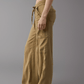 🔥2025 NEW 50% OFF💝Linen-Blend Wide-Leg Cargo Pant