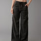 🔥2025 NEW 50% OFF💝Linen-Blend Wide-Leg Cargo Pant