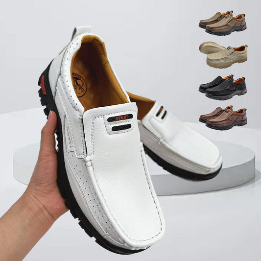 Men's Durable Slip-On Leather Loafers